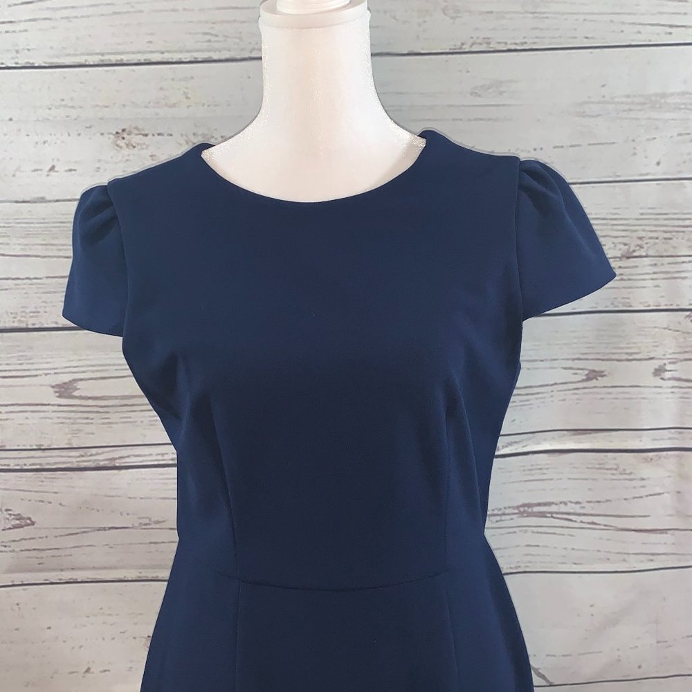 BETSY JOHNSON Like New Navy Blue Mermaid Dress - Picture 2 of 7